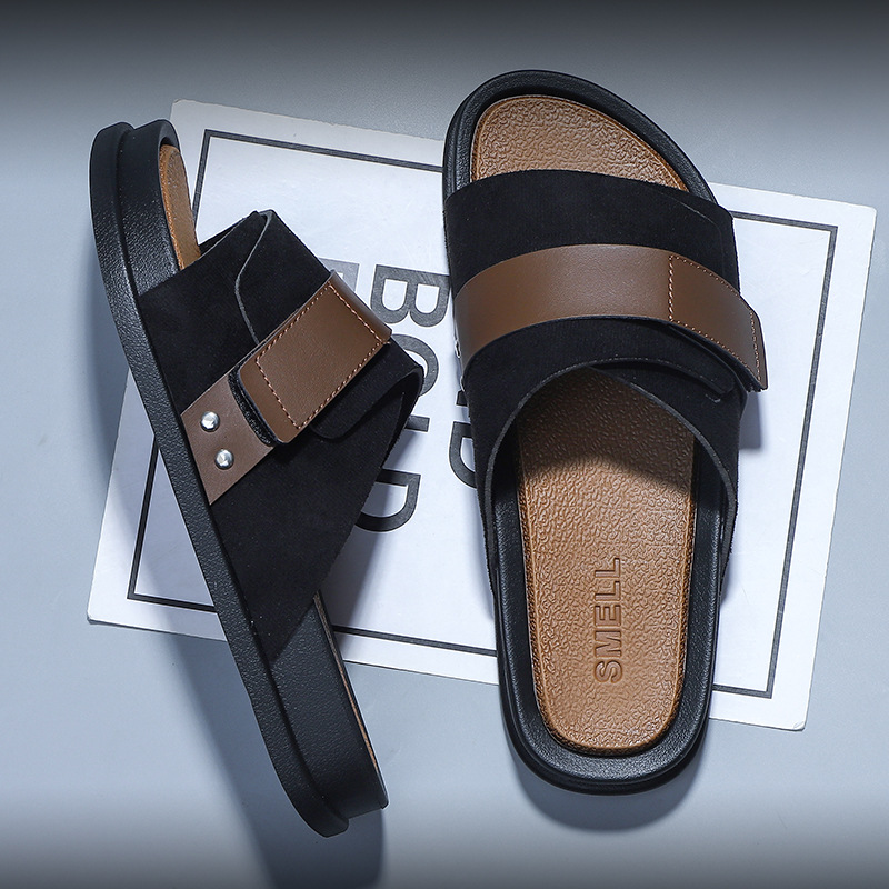 Home One Bathroom - Summer men's slippers Korean version trend