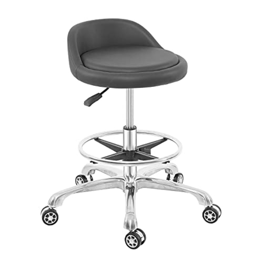 Home & Bathroom Building Products Pte Ltd Reviews - Rolling Stool Adjustable Drafting Chair Heavy