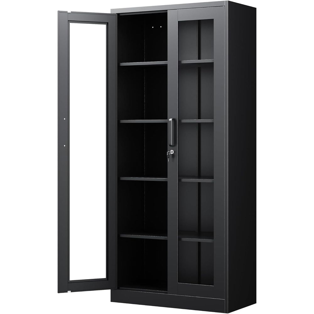 Home & Bathroom Building Products Pte Ltd Reviews - 71 Metal Glass Display Cabinet with