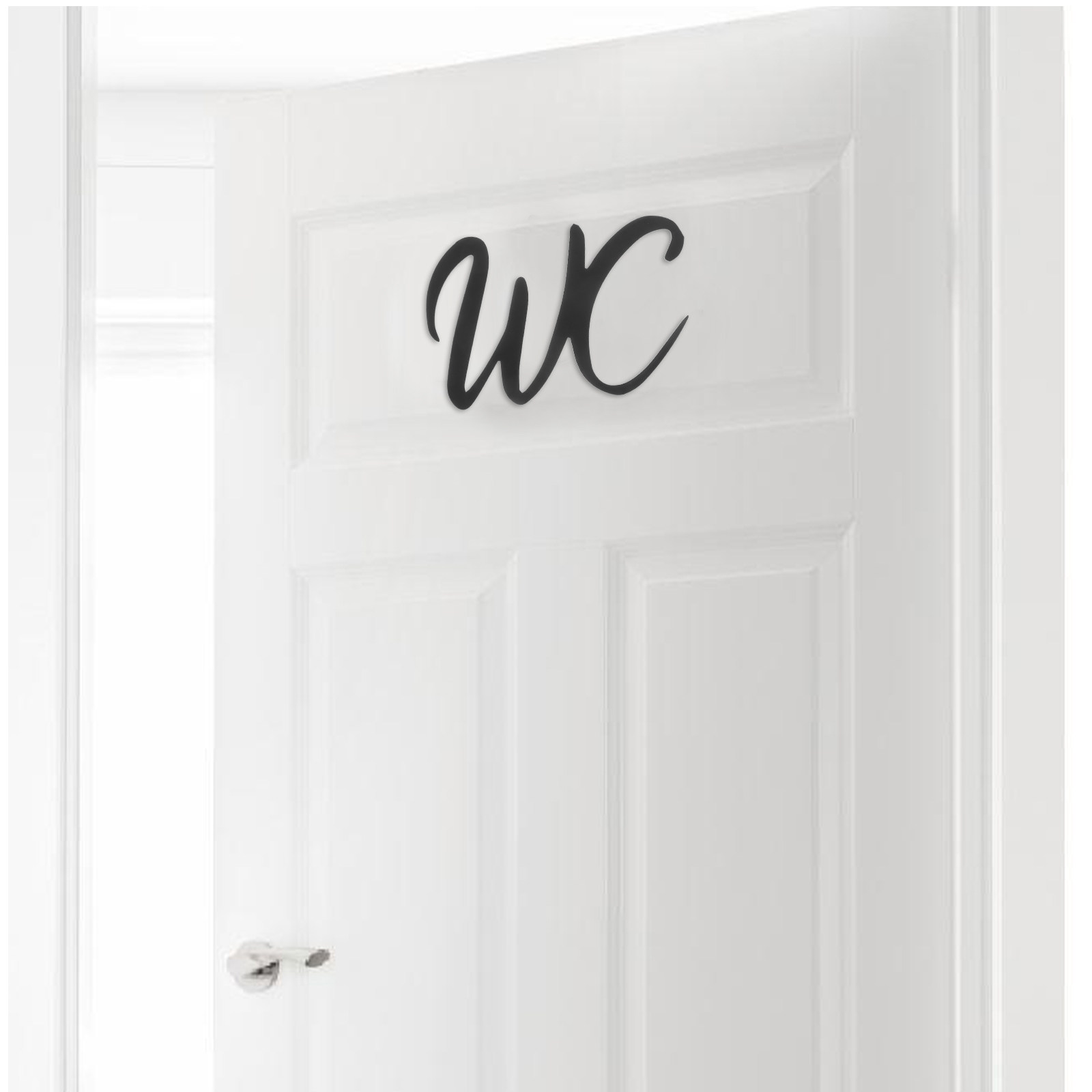 Home Design Bathroom - Unisex Bathroom Door Sign Self-Adhesive Toilet