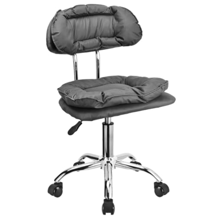 Home & Bathroom Building Products Pte Ltd Reviews - Rolling Stool Backrest Thick Seat Padding
