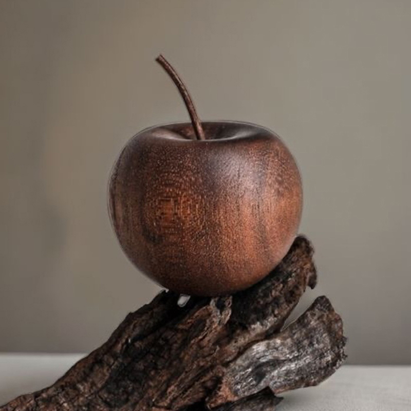 1PCS Of Wooden Apple Shaped Es - Home Bathroom Decor recension och pris