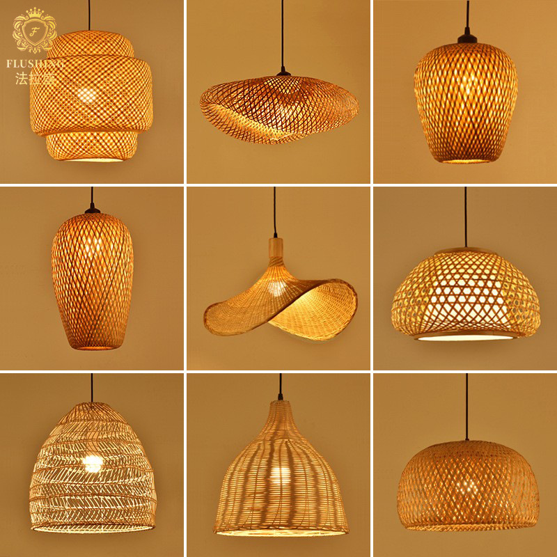 Newest Bamboo Pendant Lamp Cei - Japan Bathroom.Home recension och pris