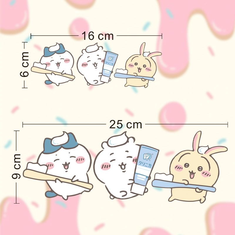 Hot Chiikawa Mirror Stickers S - Japan Bathroom.Home recension och pris