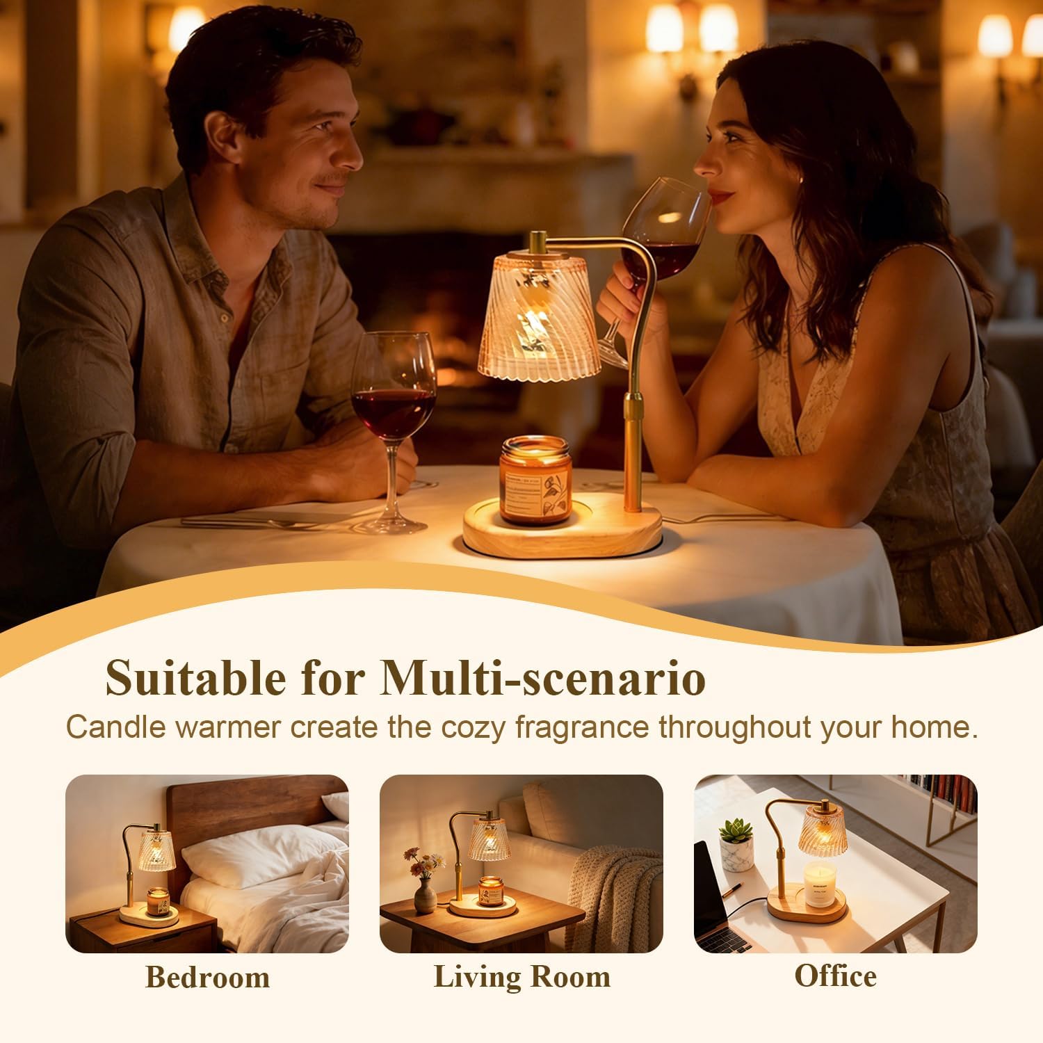 Candle Warmer Lamp for Bathroo - Home Bathroom Decor recension och pris