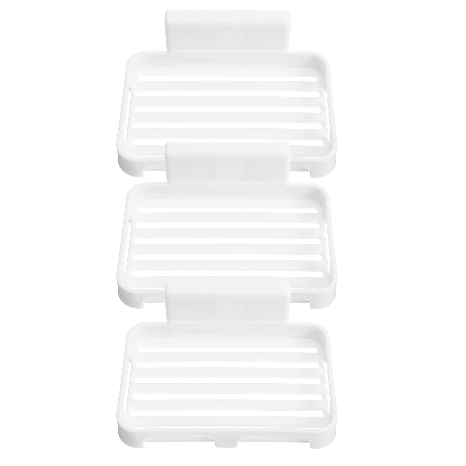 3Pcs Soap Rack Storage Tray Pu - Home Bathroom Organizer recension och pris