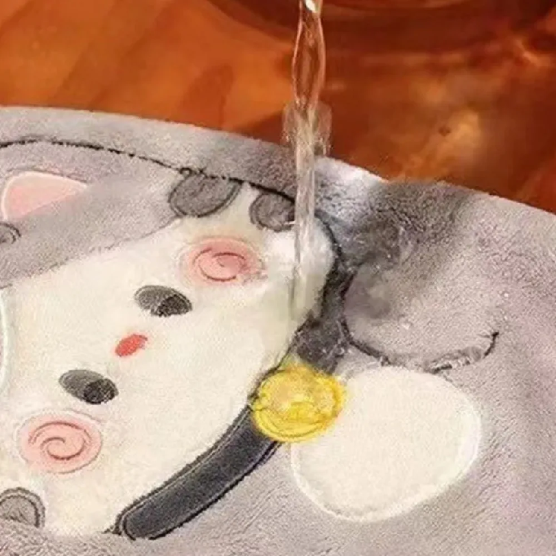 Cute Cat Hand Towel Quick Dryi - Home Bathroom Supplies recension och pris