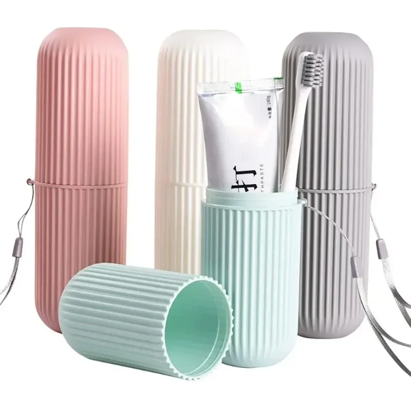 Travel Toothbrush Cup Box Roun - Home Bathroom Organizer recension och pris