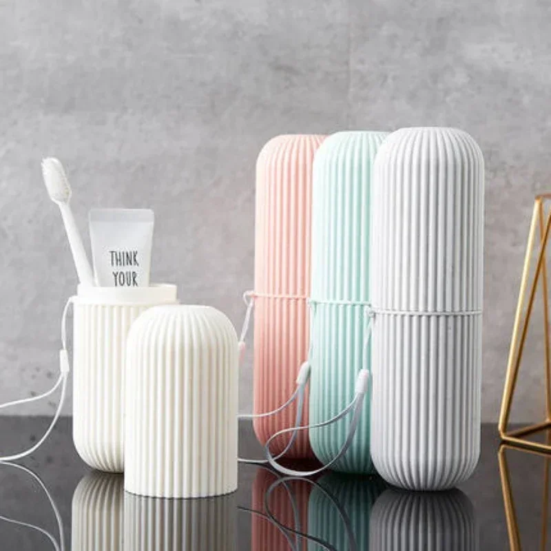 Travel Toothbrush Cup Box Roun - Home Bathroom Organizer recension och pris