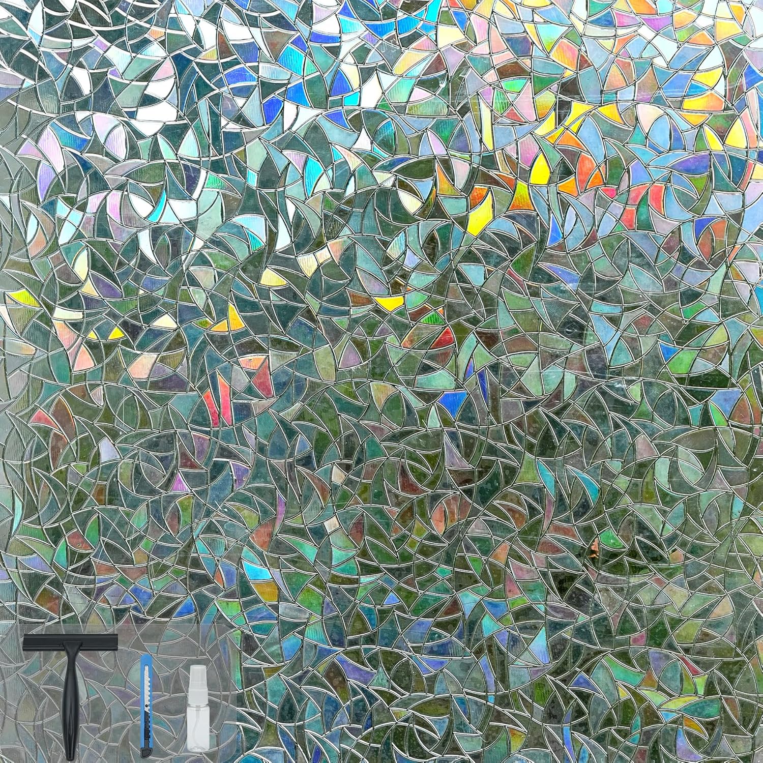 Rainbow Window Cling Privacy F - Home One Bathroom recension och pris