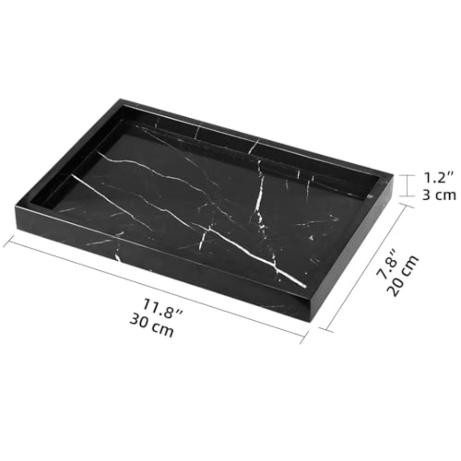 Marble Bathroom Vanity Tray, N - Home Bathroom Decor recension och pris