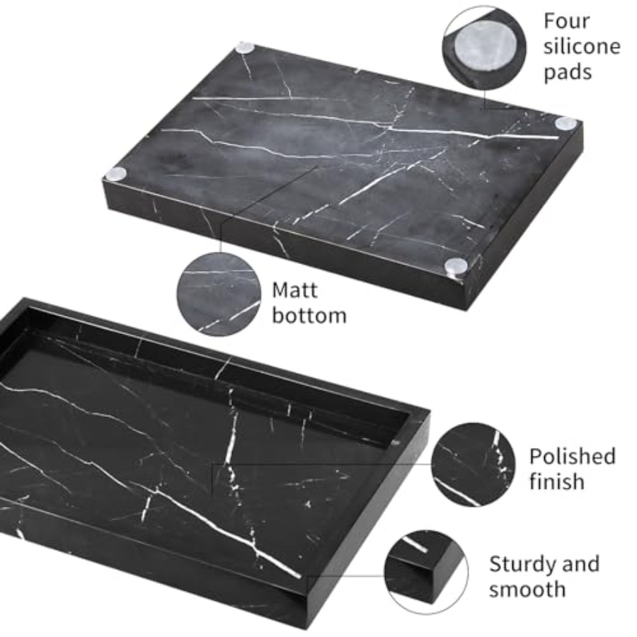 Marble Bathroom Vanity Tray, N - Home Bathroom Decor recension och pris