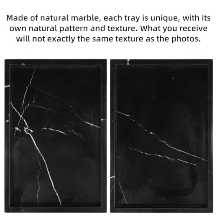 Marble Bathroom Vanity Tray, N - Home Bathroom Decor recension och pris