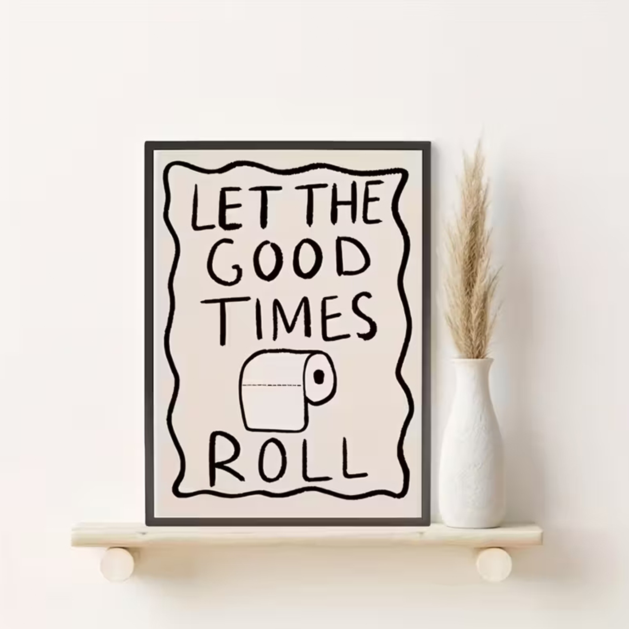 Funny Toilet  Let The G00d Tim - Home Bathroom Decor recension och pris