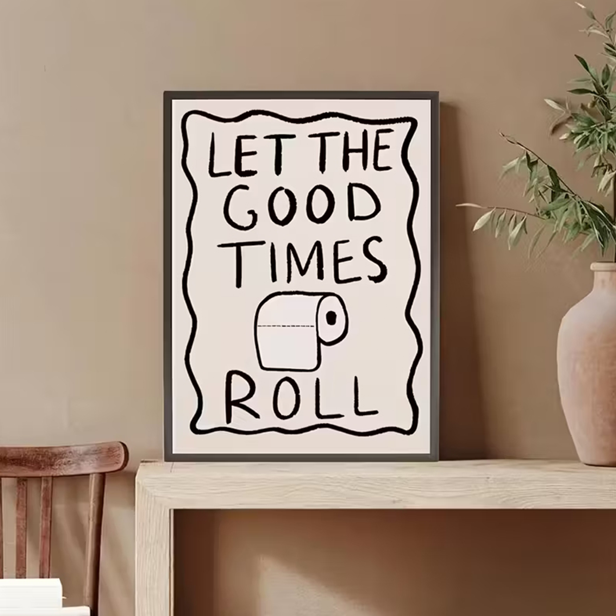 Funny Toilet  Let The G00d Tim - Home Bathroom Decor recension och pris