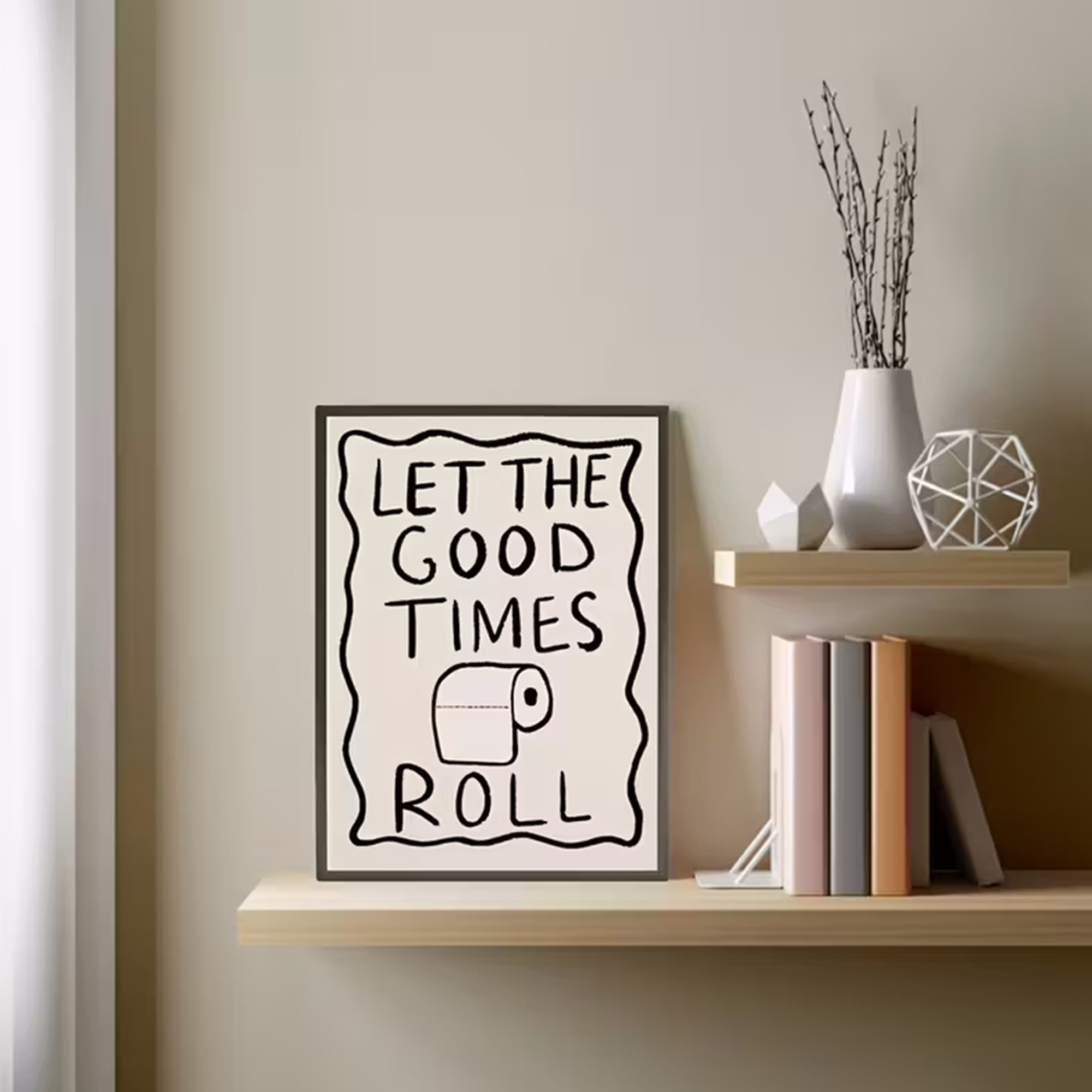 Funny Toilet  Let The G00d Tim - Home Bathroom Decor recension och pris