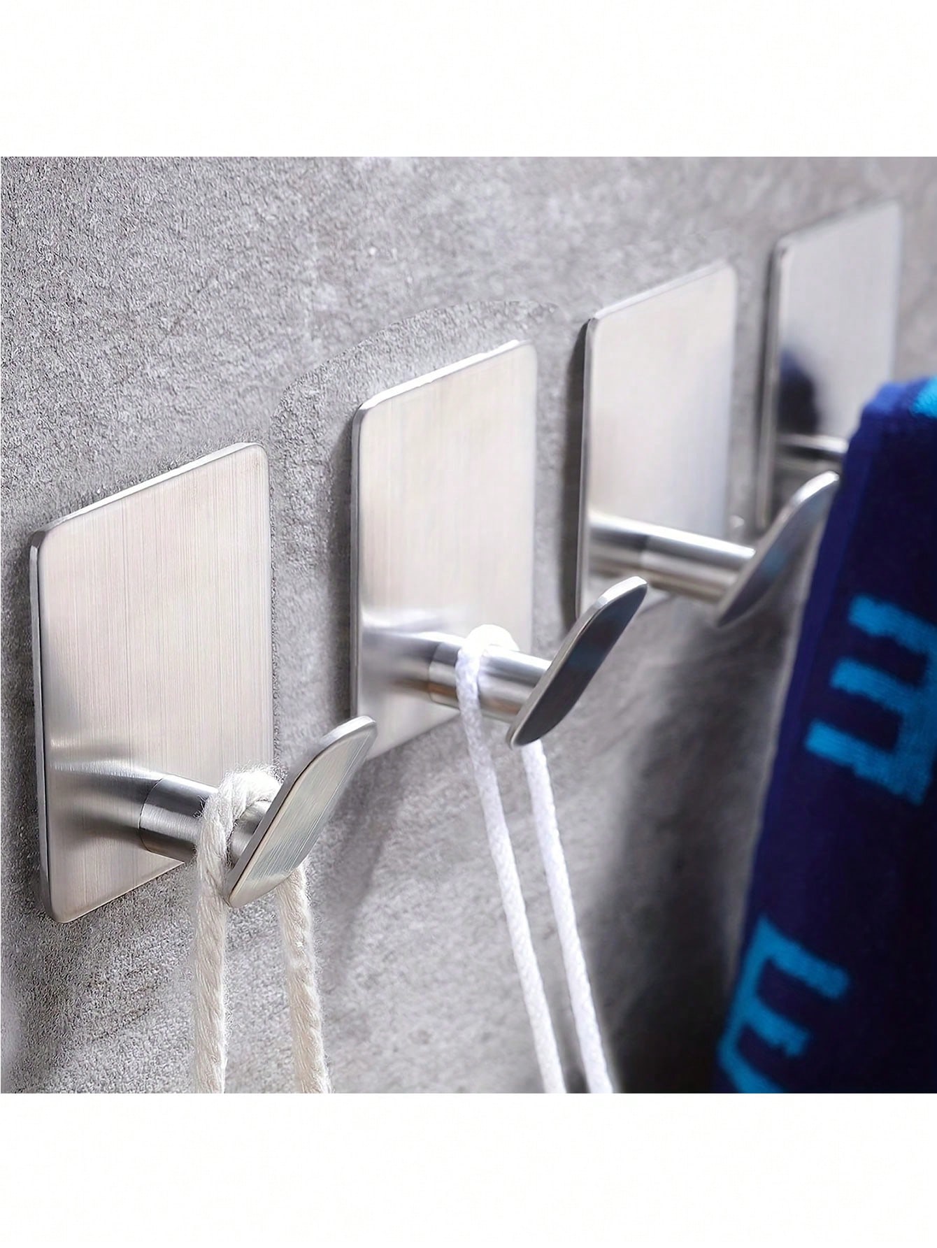2pcs Adhesive Towel Hooks/Bath - Home Bathroom Decor recension och pris