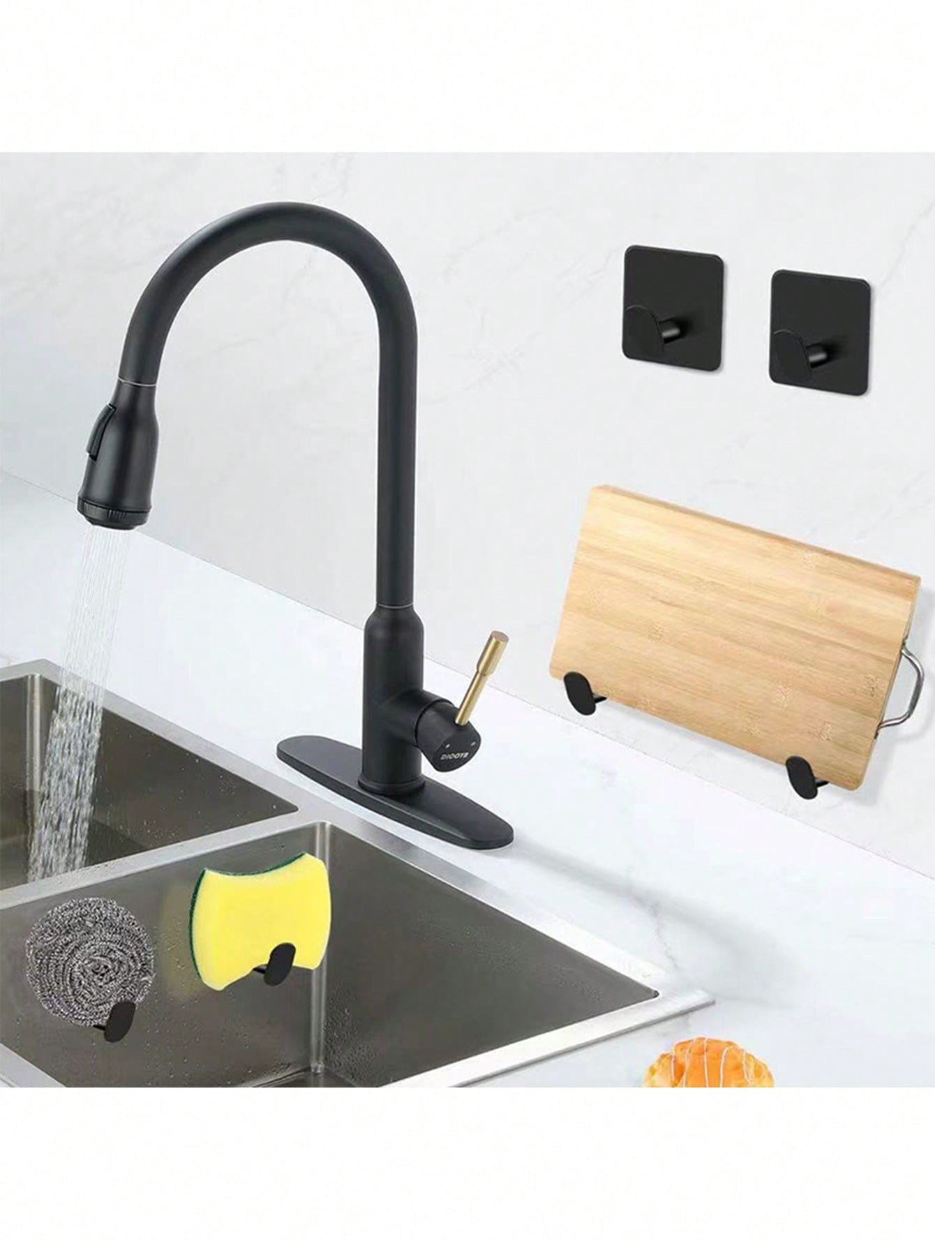 2pcs Adhesive Towel Hooks/Bath - Home Bathroom Decor recension och pris
