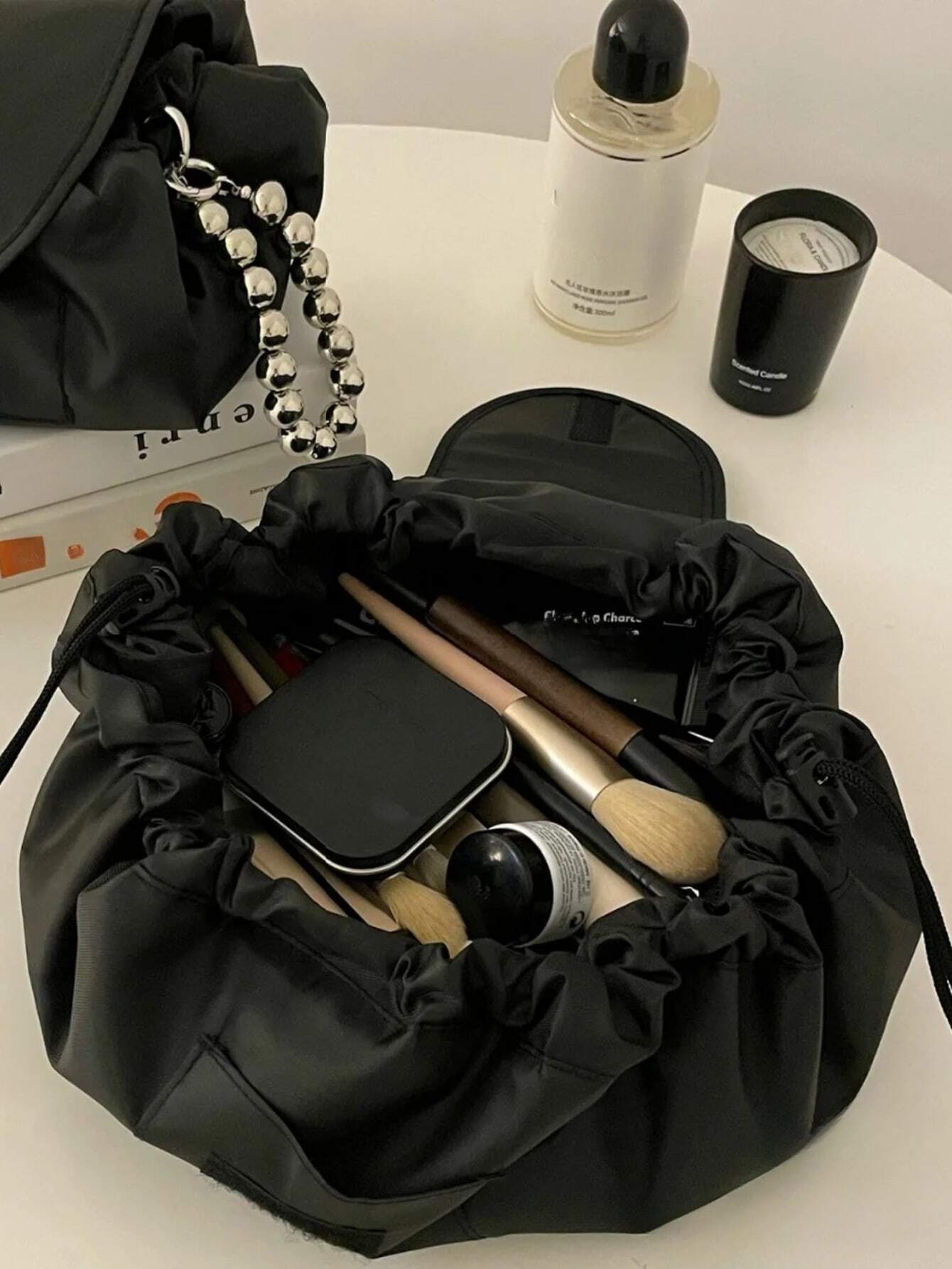 1pc Cosmetic Storage Bag, Trav - Home Essentials Bathroom Organizer recension och pris