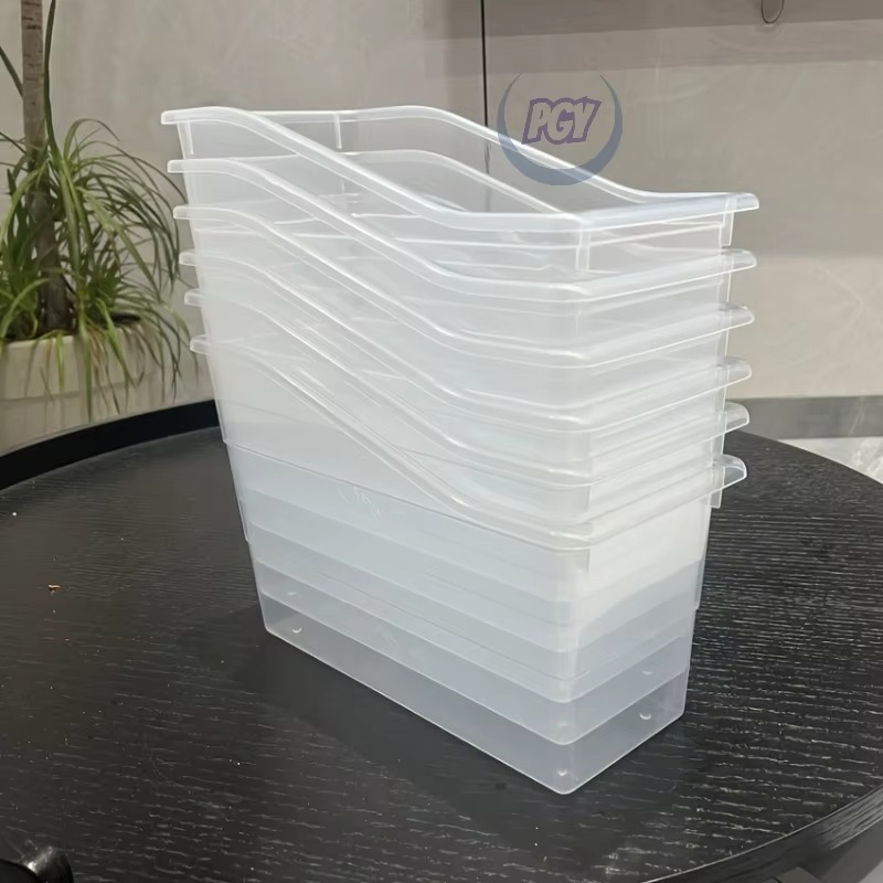 6-Pack Clear Plastic Storage B - Home Essentials Bathroom Organizer recension och pris