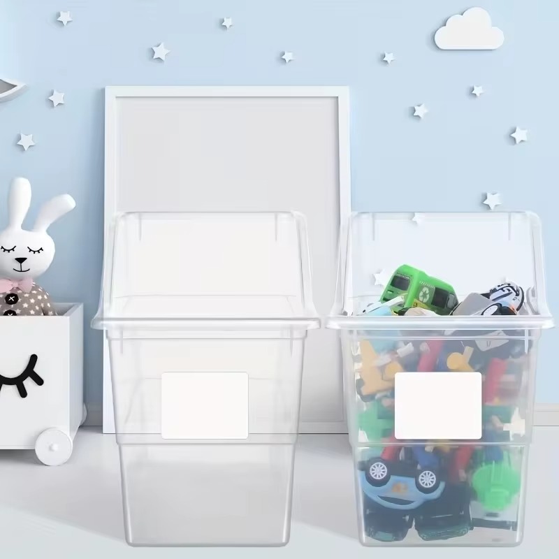 6-Pack Clear Plastic Storage B - Home Essentials Bathroom Organizer recension och pris