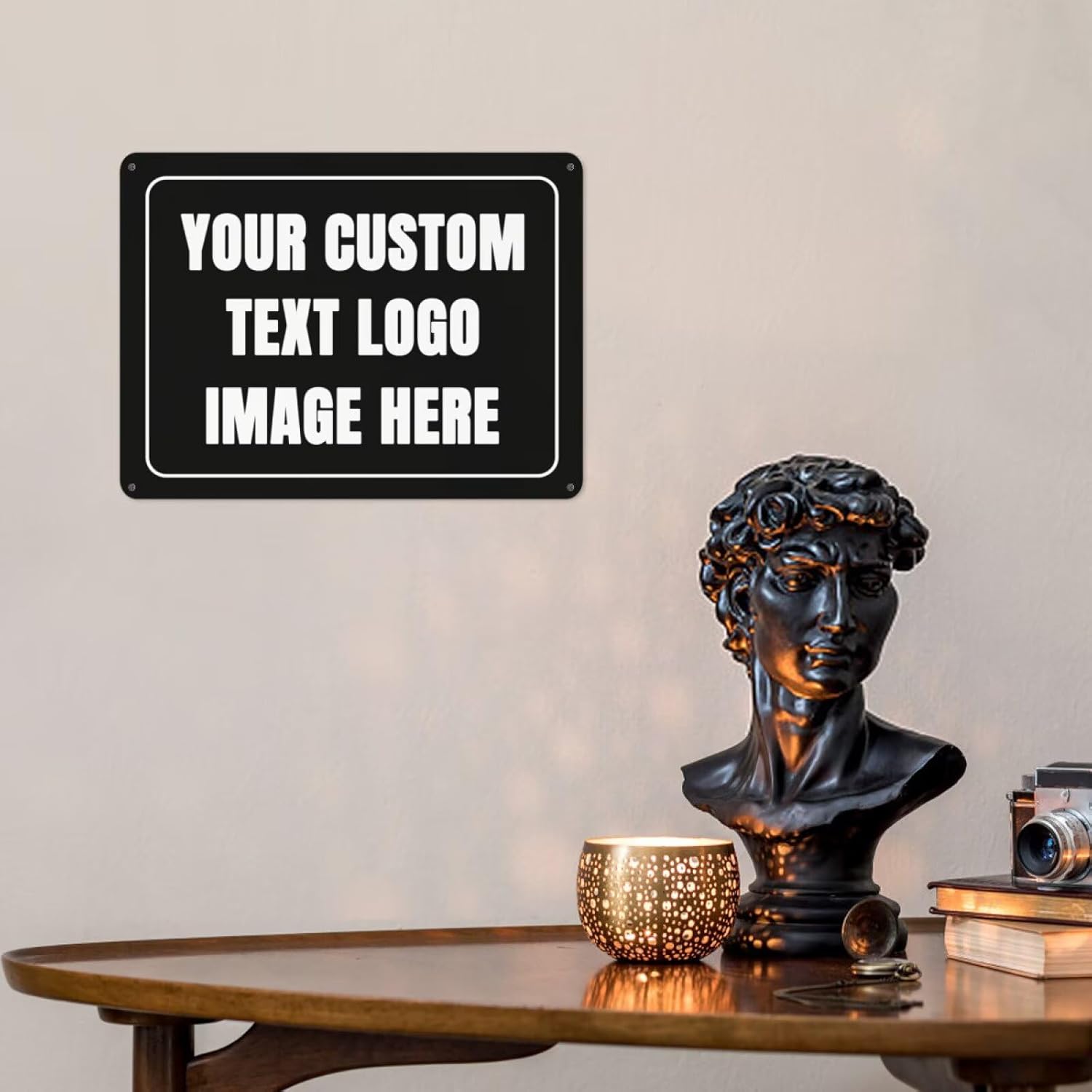 Custom Sign Personalized Metal - Home Design Bathroom recension och pris