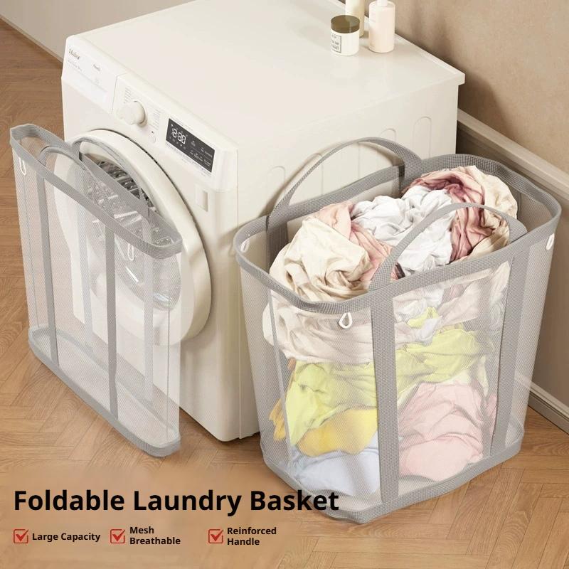 Large Capacity Mesh Dirty Clot - Home Bathroom Organizer recension och pris