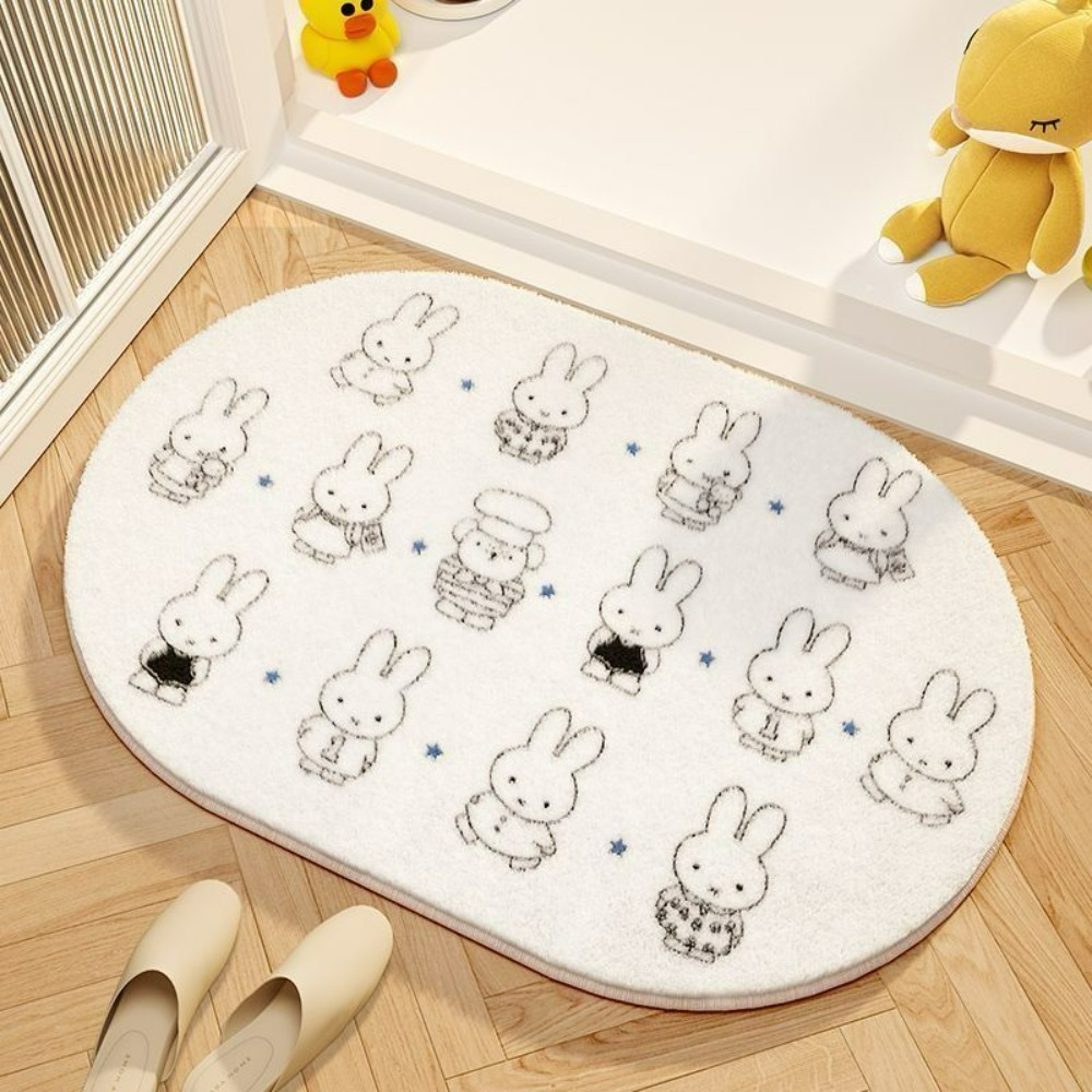 Miffy Cartoon Floor Mat Soft I - Japan Bathroom.Home recension och pris