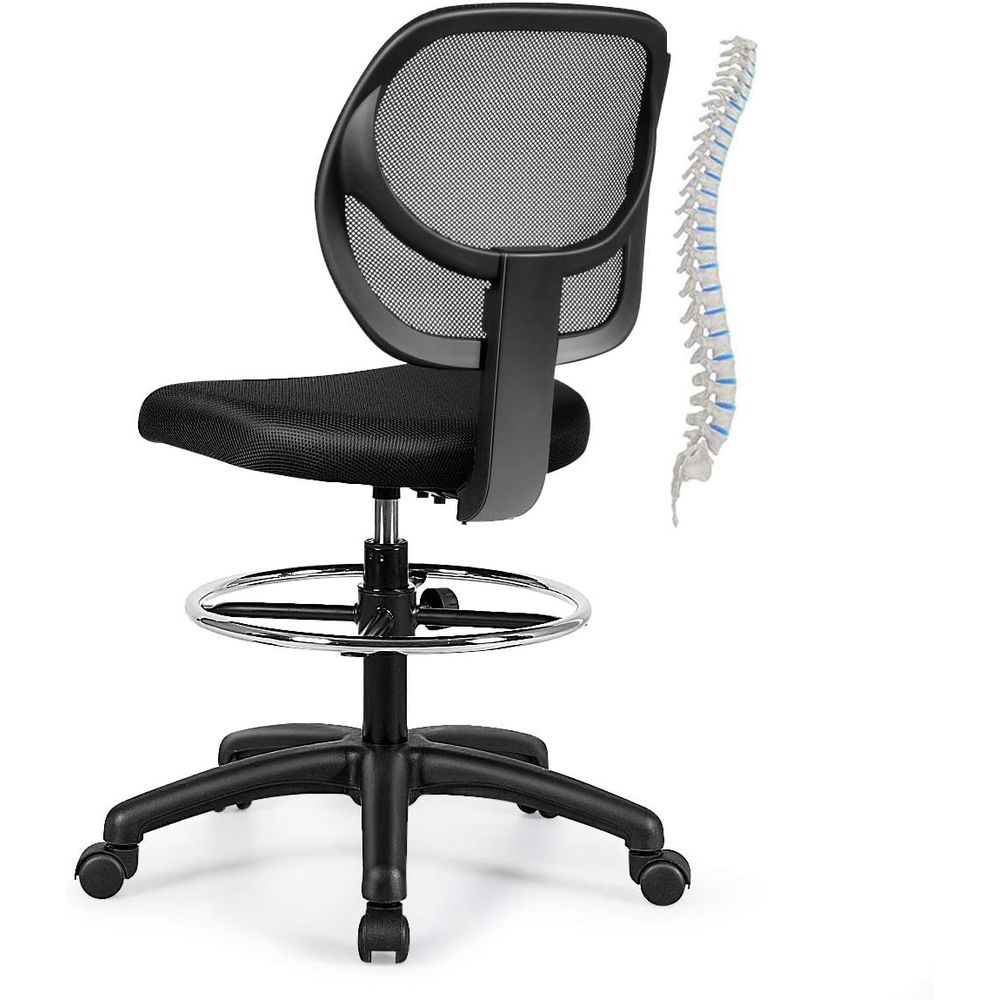 Ergonomic Black Mesh Swivel Of - Home & Bathroom Building Products Pte Ltd Reviews recension och pris