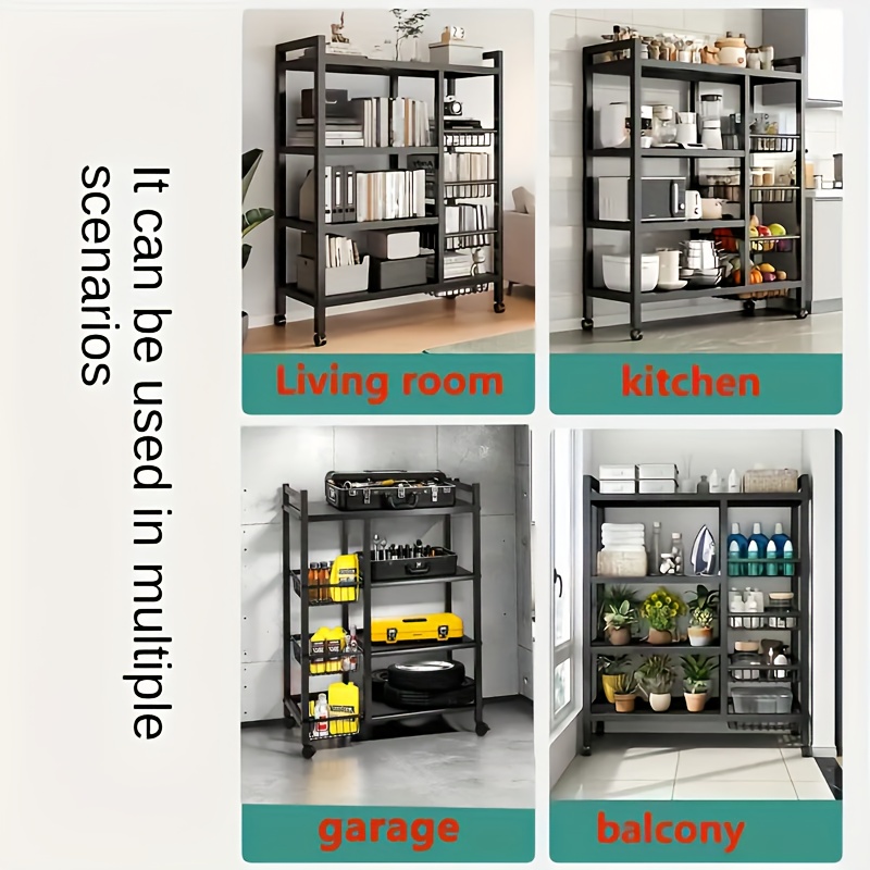 us1pc Movable Storage Rack, Ad - Home Bathroom Organizer recension och pris