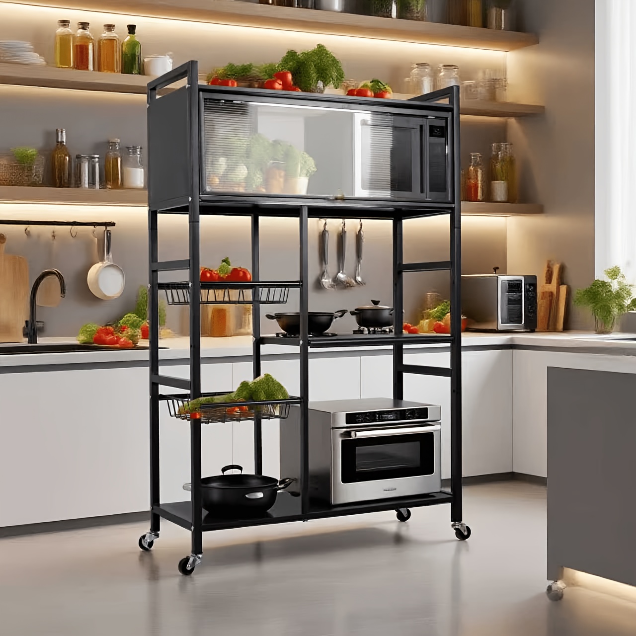us1pc Movable Storage Rack, Ad - Home Bathroom Organizer recension och pris