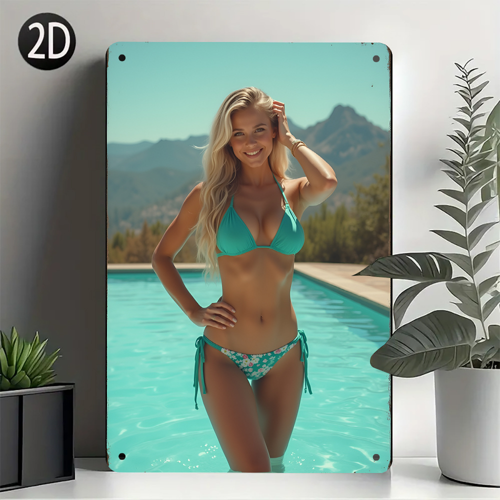 2D Flat Retro Metal Sign - Tur - Home Design Bathroom recension och pris