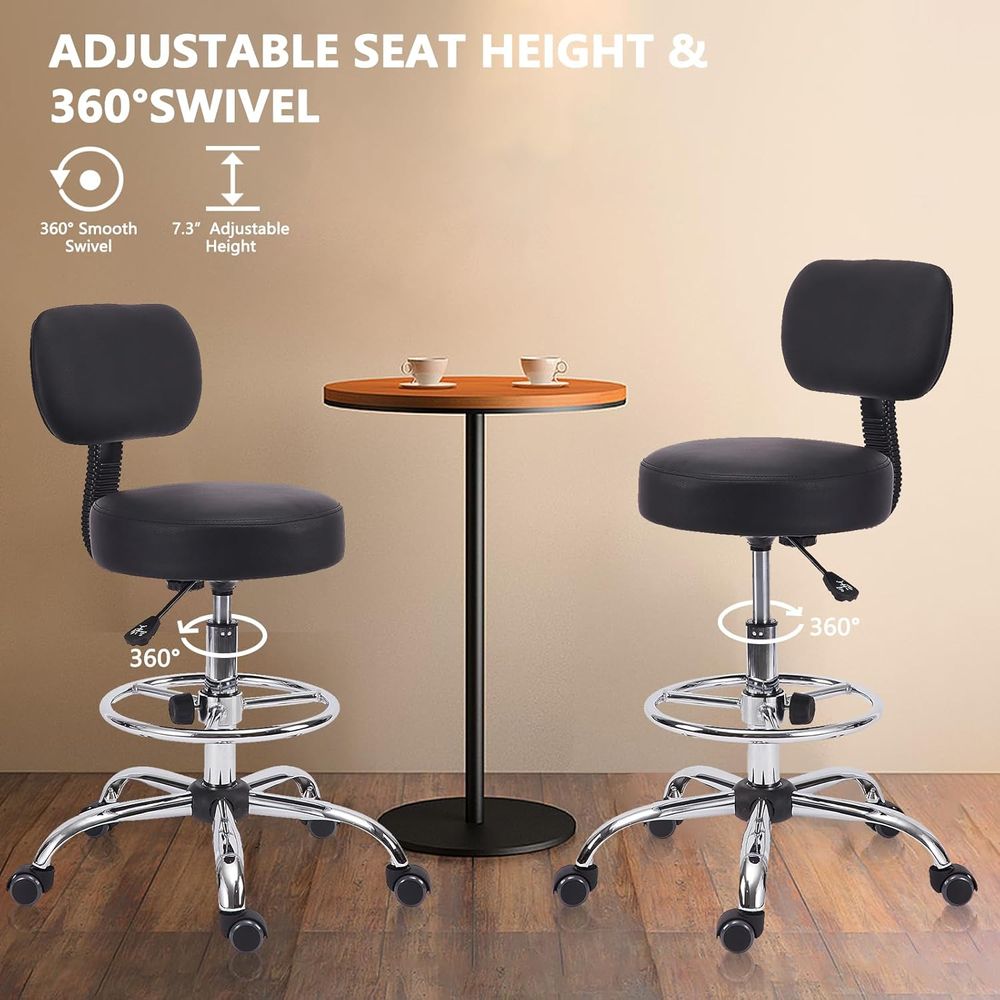 Adjustable Swivel Bar Stool wi - Home & Bathroom Building Products Pte Ltd Reviews recension och pris