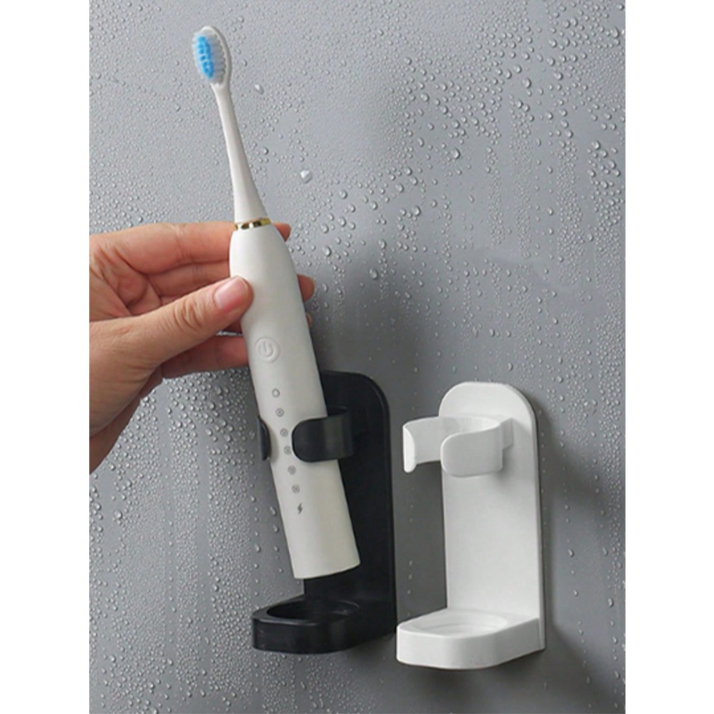 1pc No Drill Electric Toothbru - Home Essentials Bathroom Organizer recension och pris