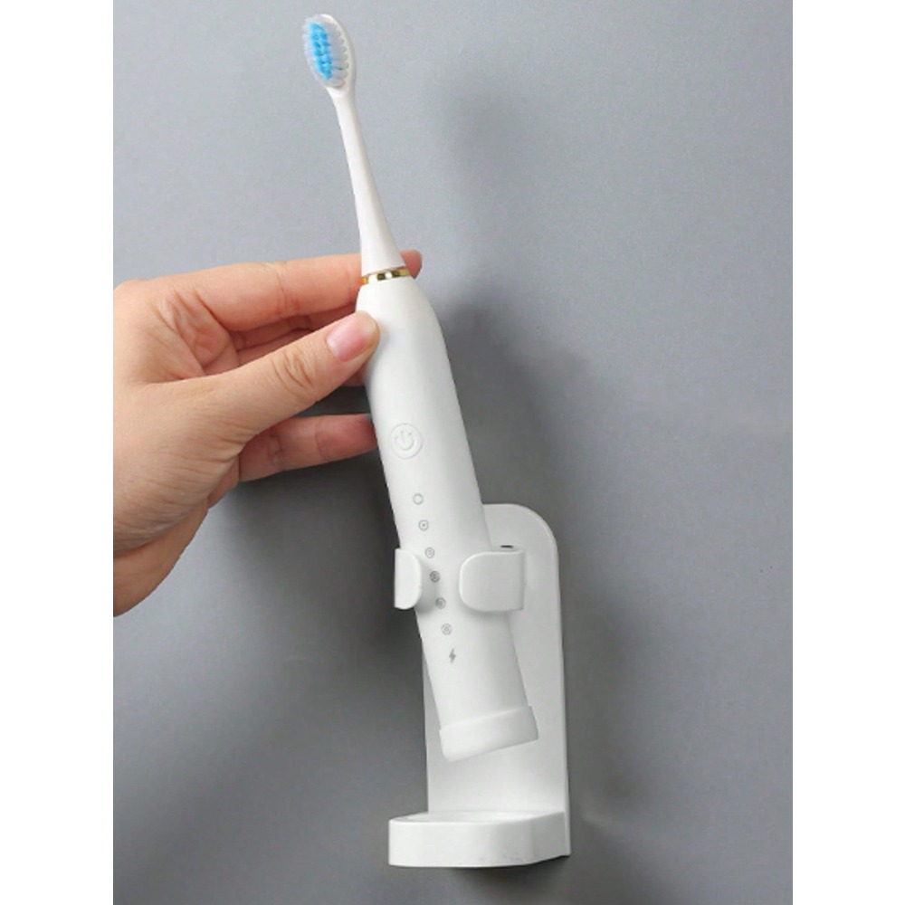 1pc No Drill Electric Toothbru - Home Essentials Bathroom Organizer recension och pris
