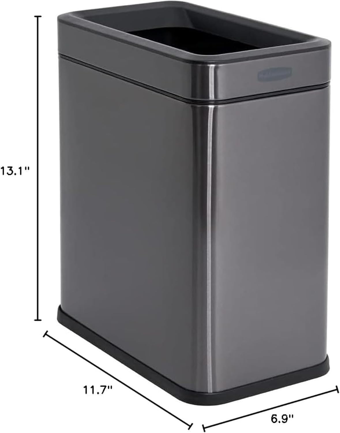 2.6-Gallon Slim Stainless Stee - Home Design Bathroom recension och pris