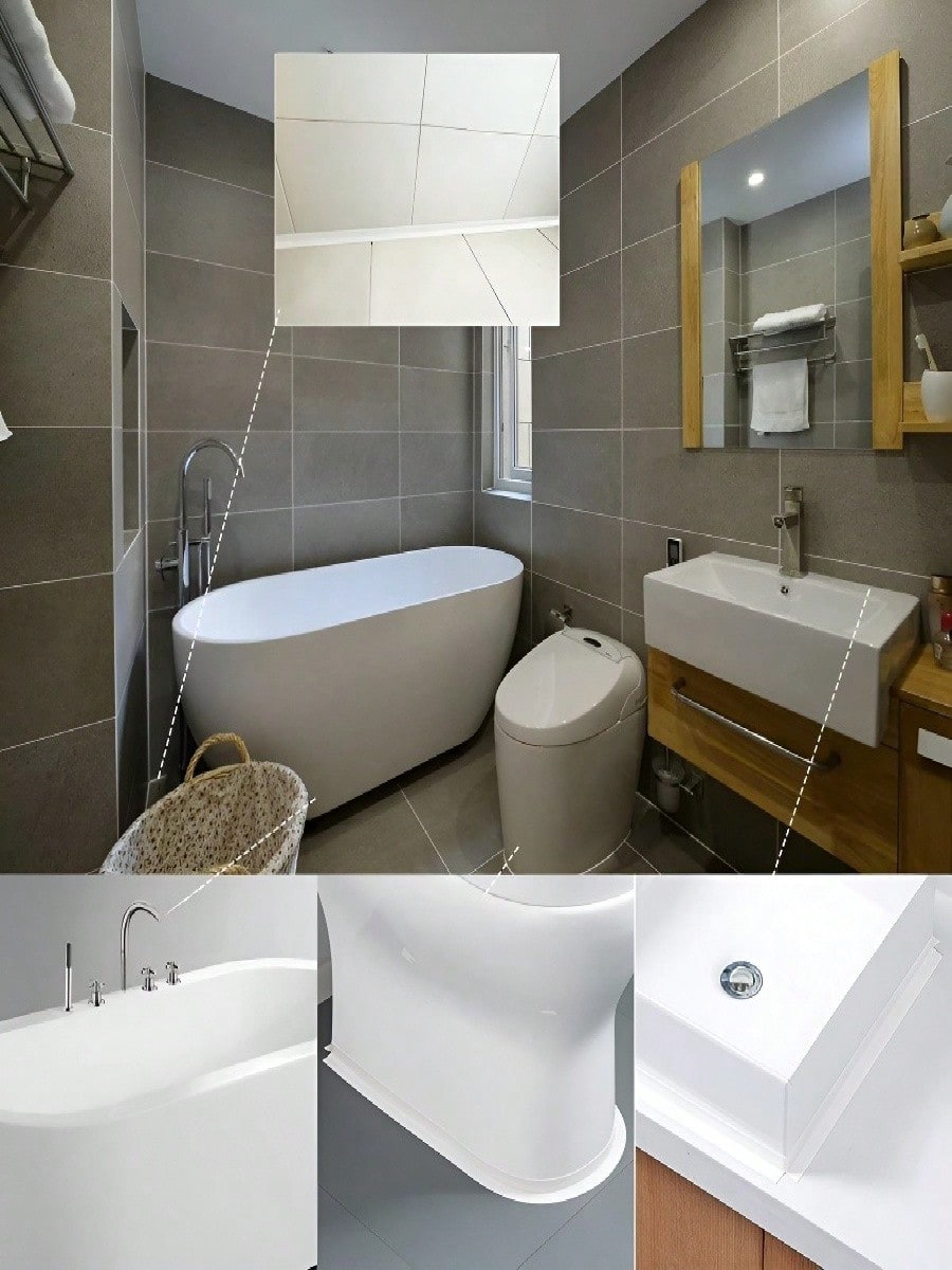 1 Roll of Waterproof Tape for  - Home Bathroom Supplies recension och pris