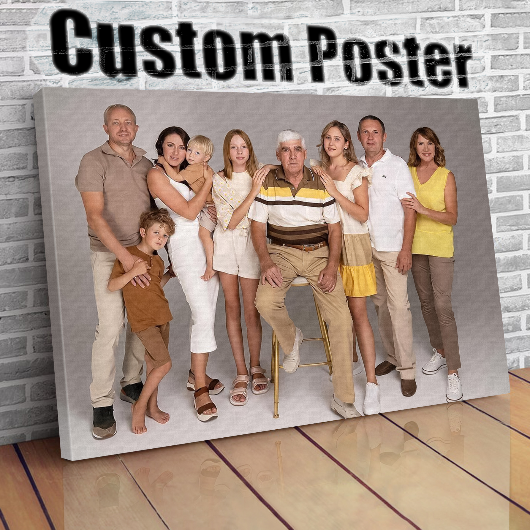 1Pc Customized all size canvas - Home Bathroom Decor recension och pris