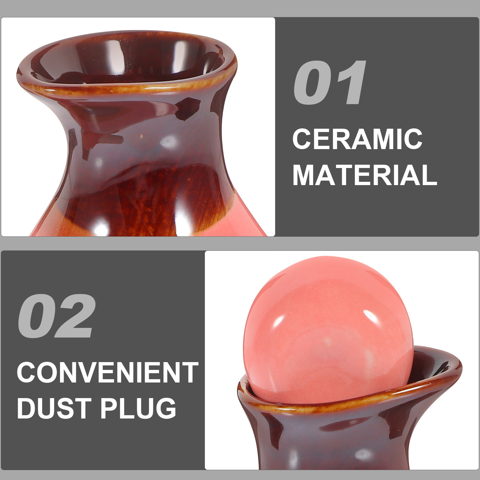 1Set Ceramic Essential Oil Bot - Home Bathroom Decor recension och pris