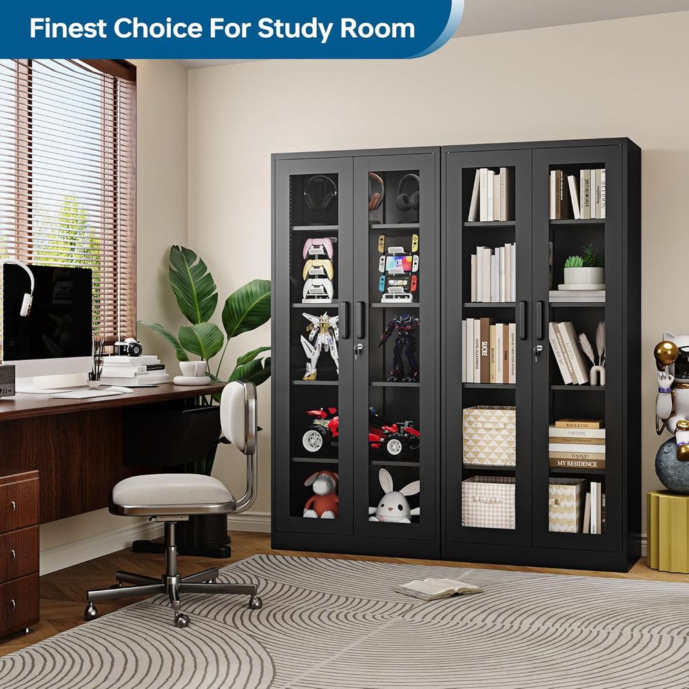 71 Metal Glass Display Cabinet - Home & Bathroom Building Products Pte Ltd Reviews recension och pris