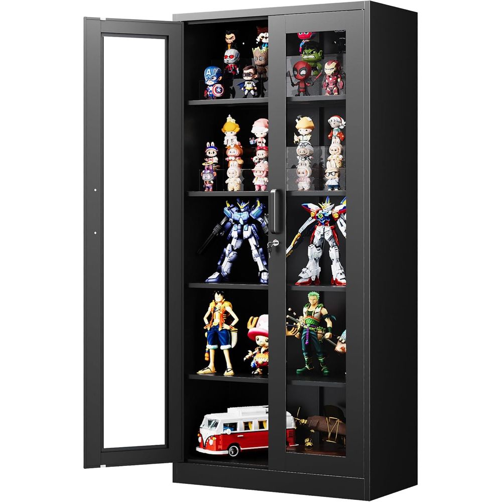 71 Metal Glass Display Cabinet - Home & Bathroom Building Products Pte Ltd Reviews recension och pris
