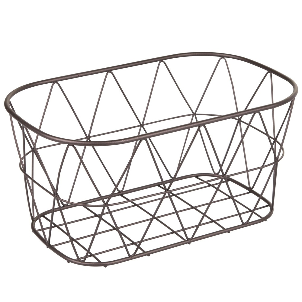 Bronze Steel Wire Storage Bask - Home Essentials Bathroom Organizer recension och pris