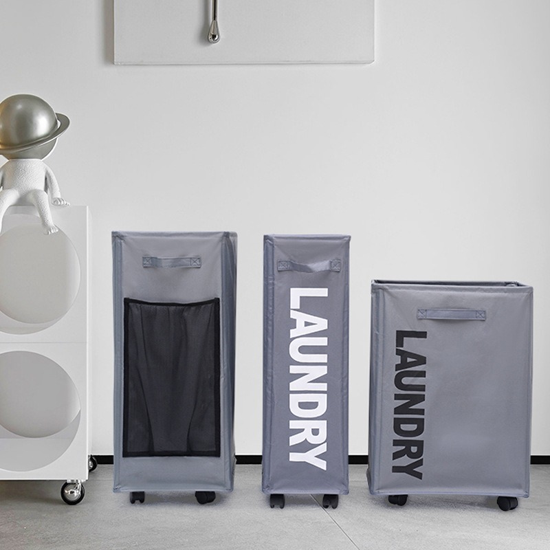 Foldable Fabric Laundry Hamper - Home Essentials Bathroom Organizer recension och pris
