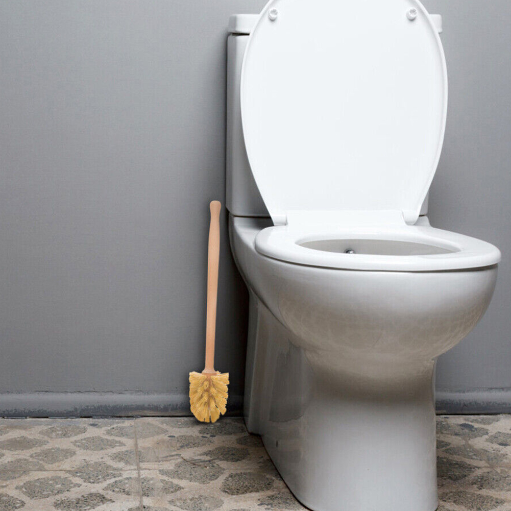 1PC Wooden Toilet Brush Long H - Home Bathroom Supplies recension och pris