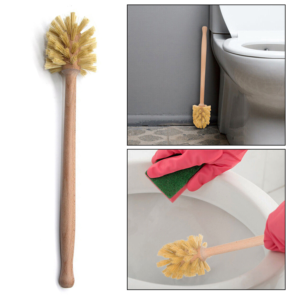 1PC Wooden Toilet Brush Long H - Home Bathroom Supplies recension och pris