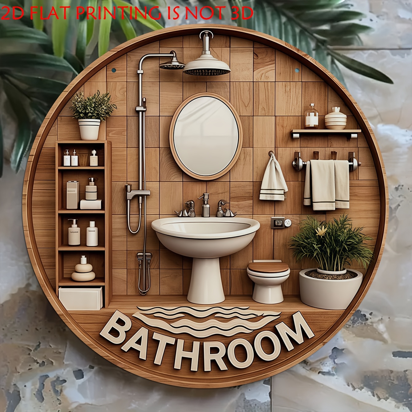 One 2D flat circular bathroom  - Home One Bathroom recension och pris