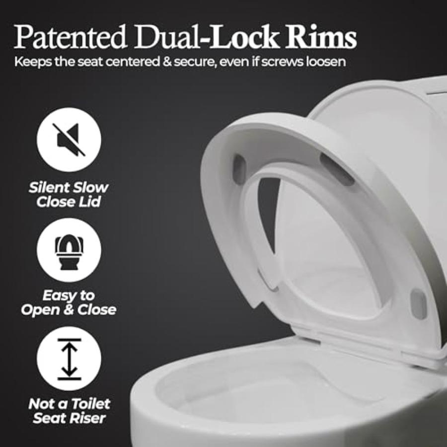 SafeBuns soft close round toil - Home Design Bathroom recension och pris