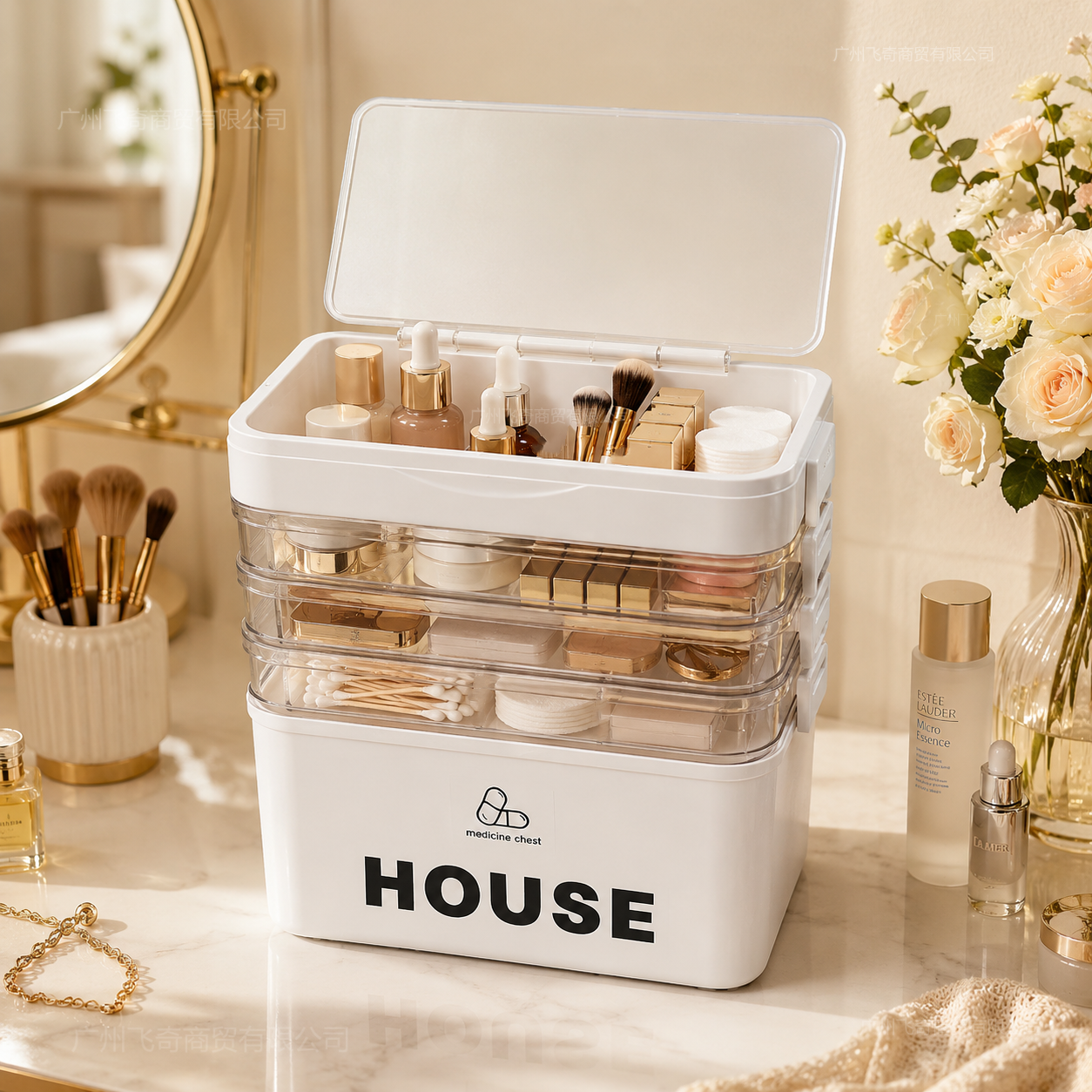 YX Large-Capacity Multi-Tier S - Home Bathroom Organizer recension och pris