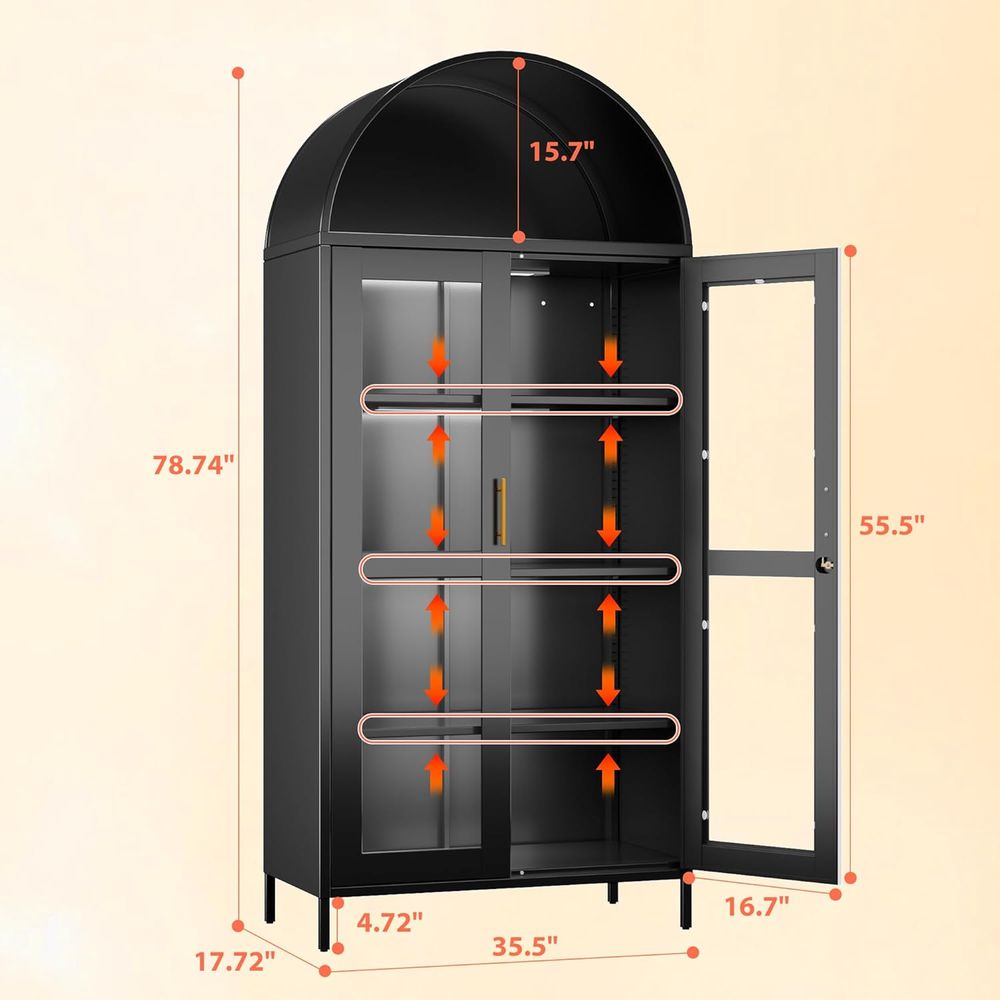 78.74 Tall Metal Arched Cabine - Home & Bathroom Building Products Pte Ltd Reviews recension och pris