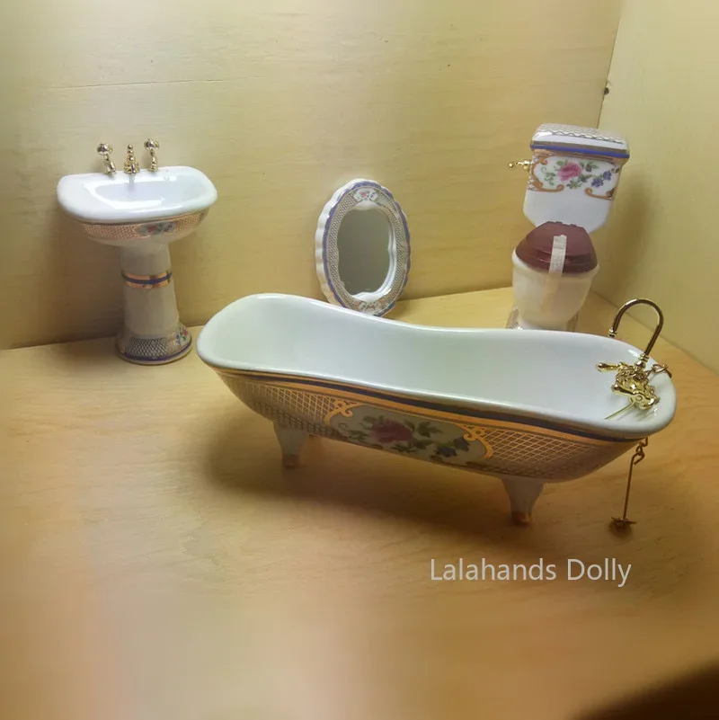 4pcs/set Dollhouse Mini Creati - Home Bathroom Supplies recension och pris